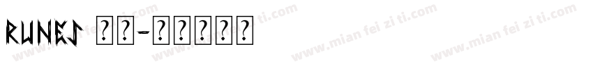 RUNES 字体字体转换